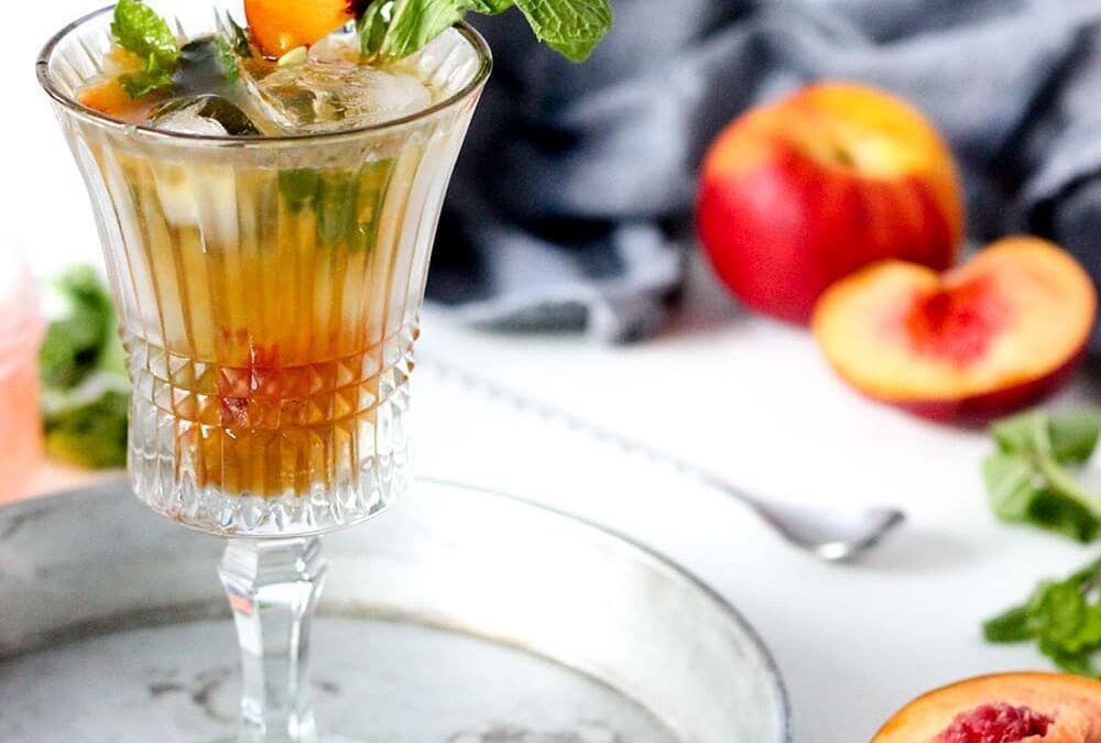 Bourbon Peach Smash